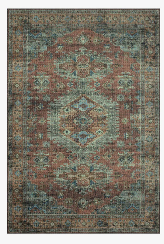 Sky Terracotta/Sky Rug