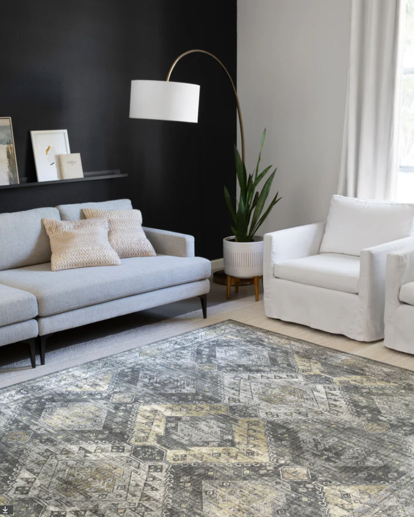 Skye Graphite/Silver Rug