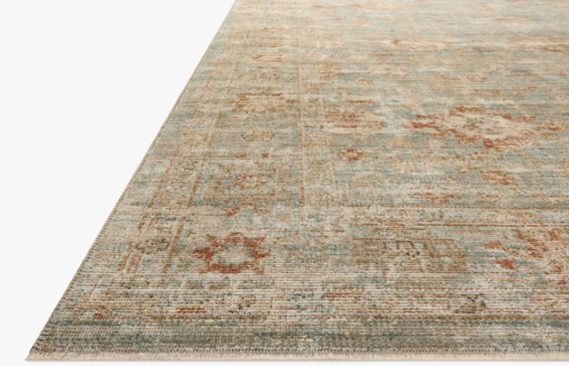 Heritage Aqua/Terracotta Rug