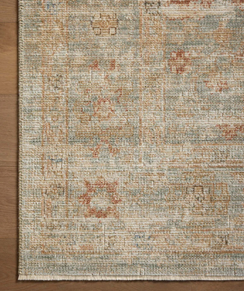 Heritage Aqua/Terracotta Rug