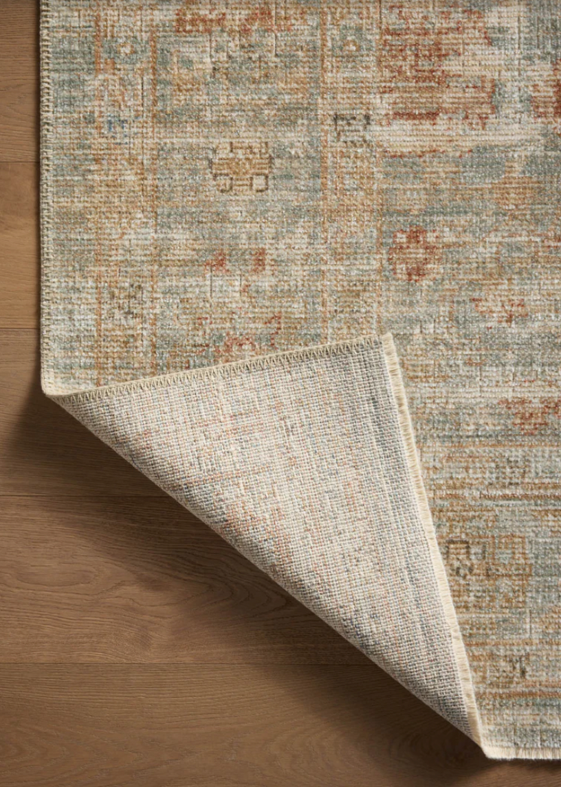 Heritage Aqua/Terracotta Rug