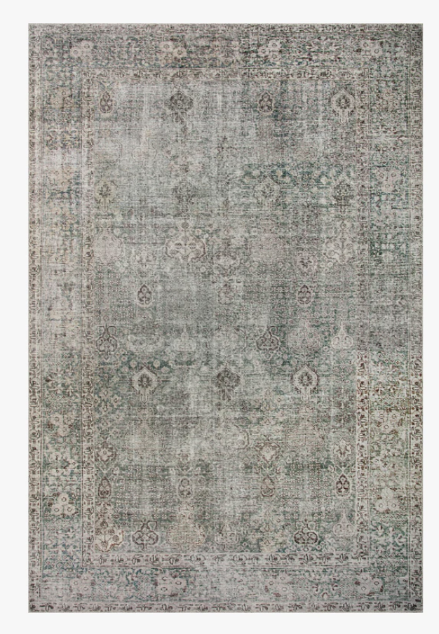 Jules Emerald/Antique Rug