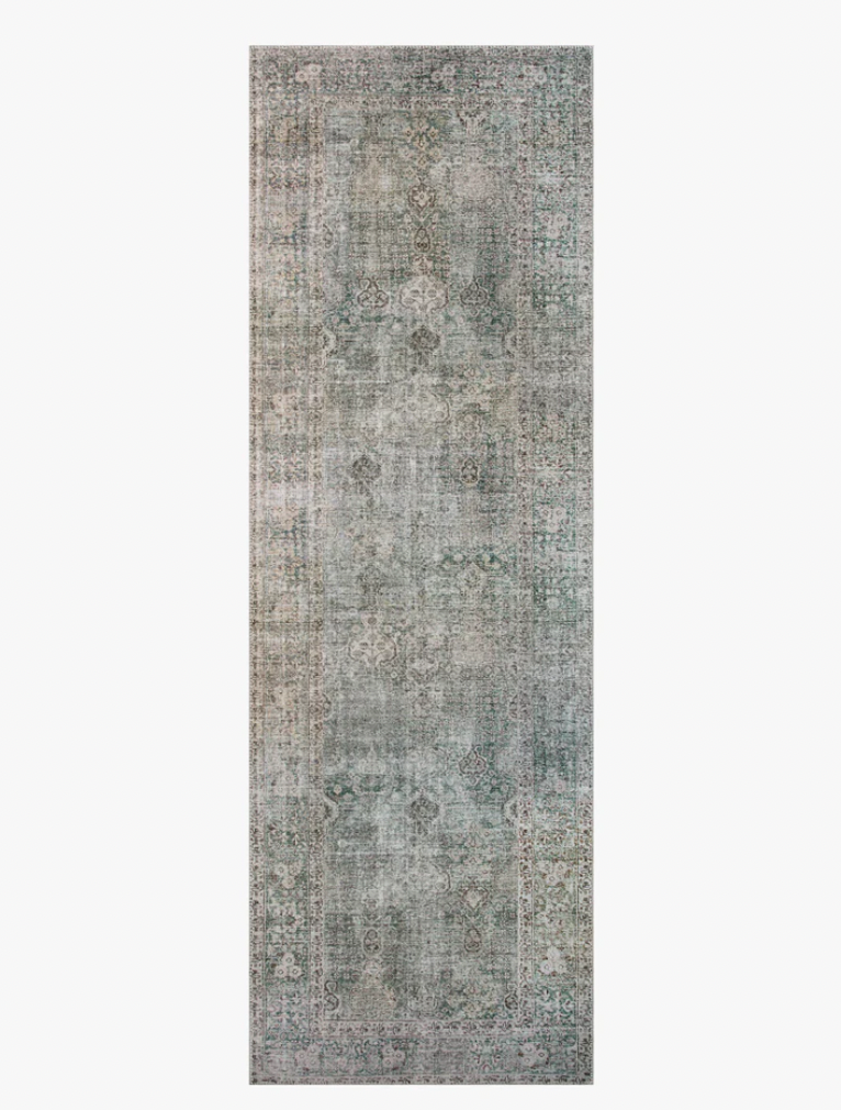 Jules Emerald/Antique Rug