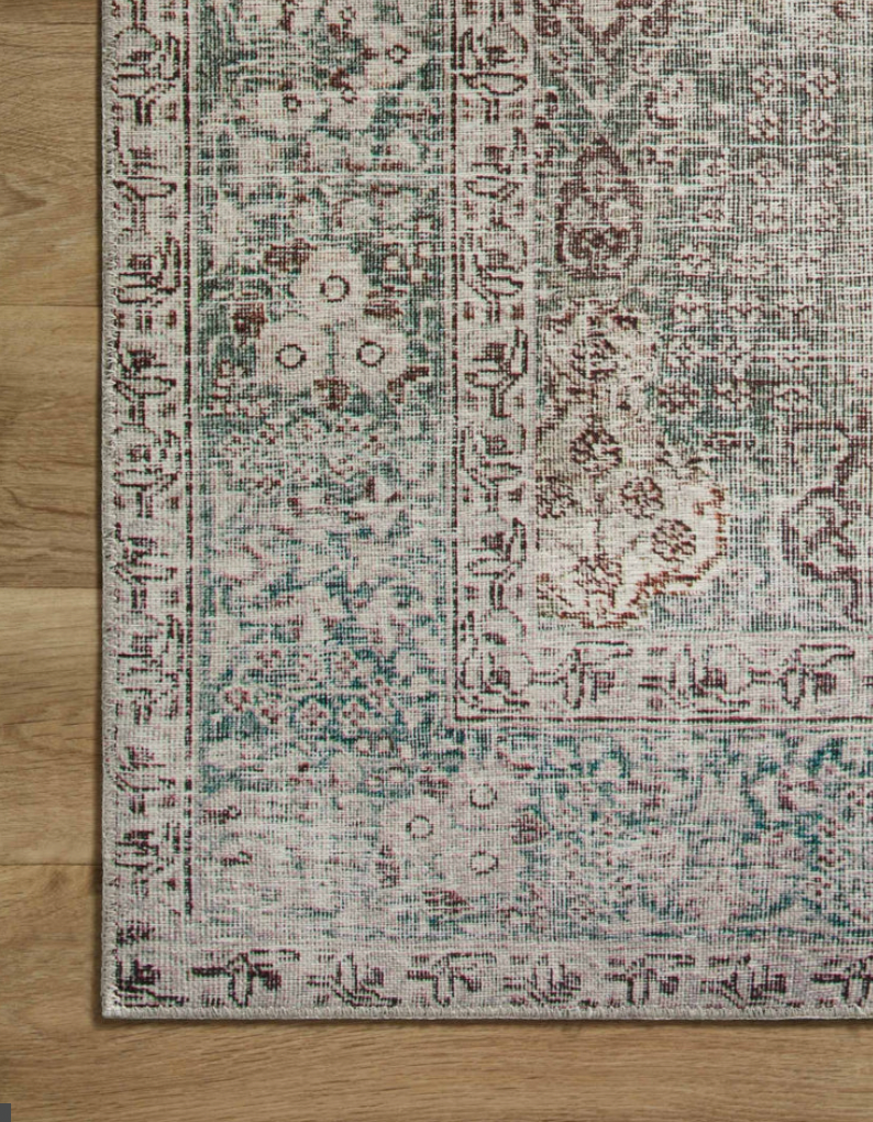 Jules Emerald/Antique Rug