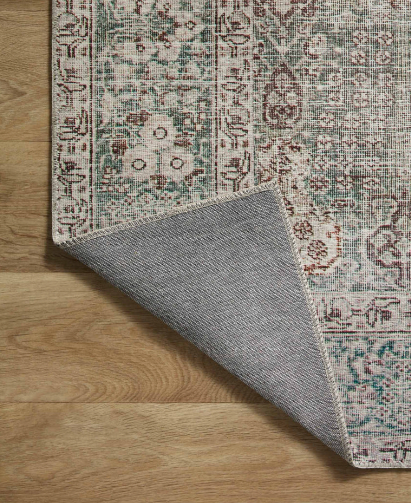 Jules Emerald/Antique Rug