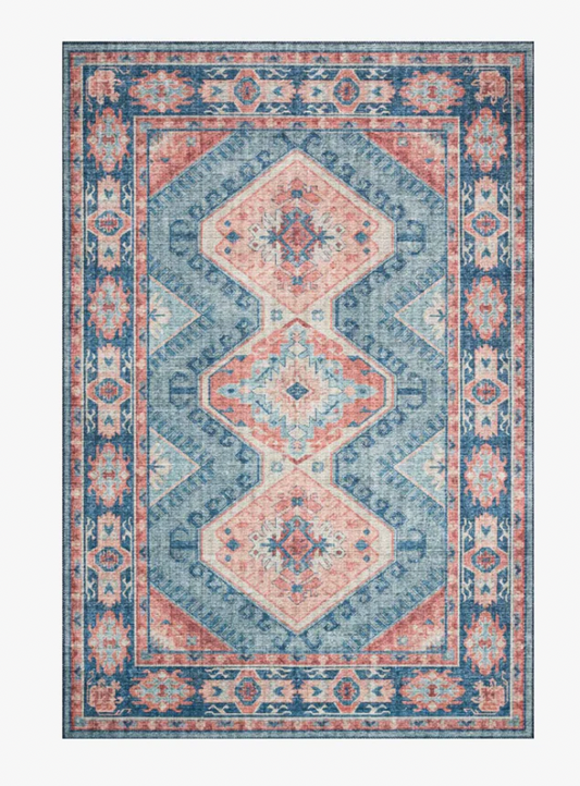 Skye Turquoise/Terracotta Rug