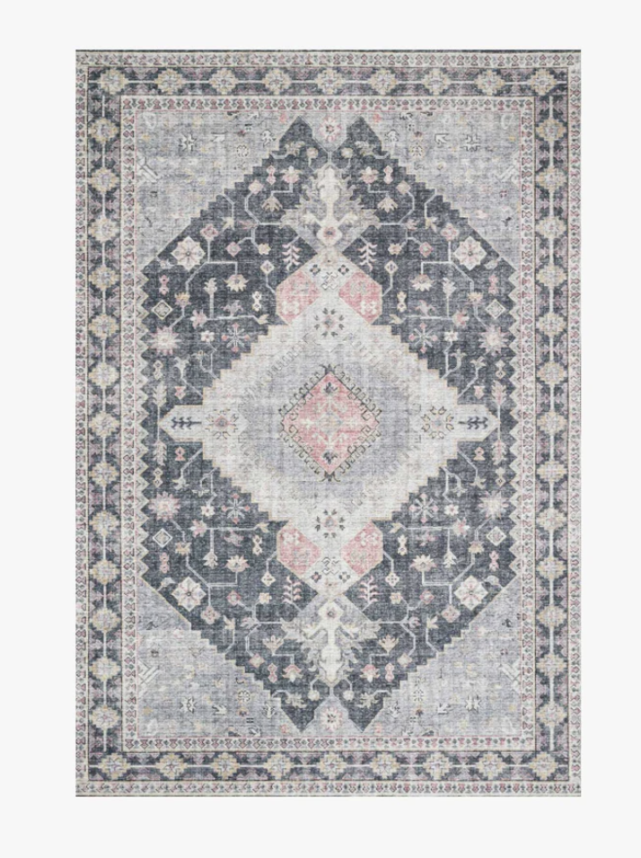 Skye Charcoal/Multi Rug