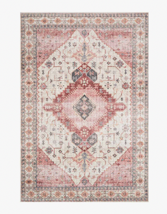 Skye Ivory/Berry Rug