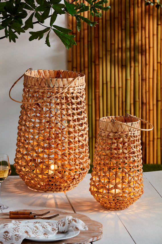 Woven Light-Up Lantern