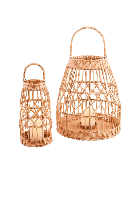 Open Weave Candle Lantern