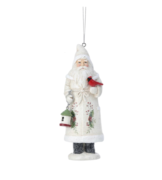 Garden Santa Ornament