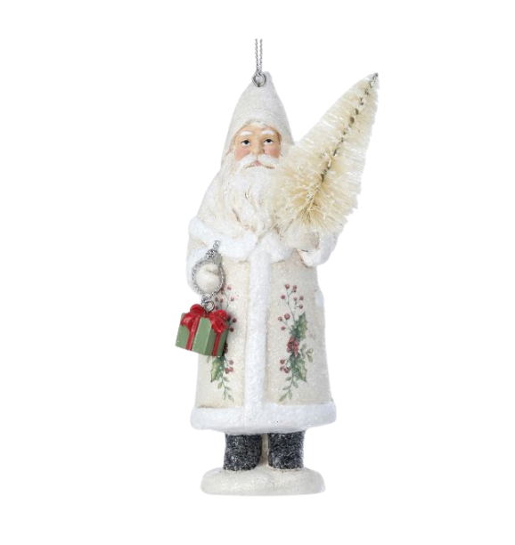 Garden Santa Ornament