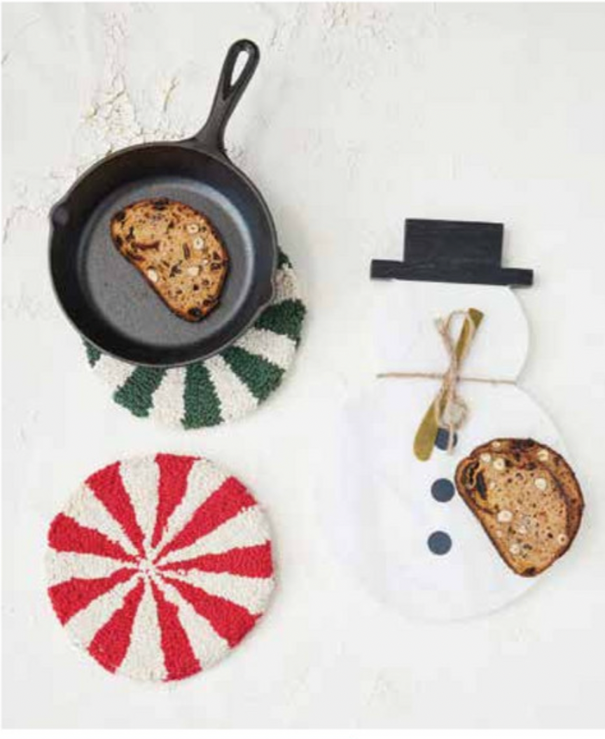 Candy Striped Trivet