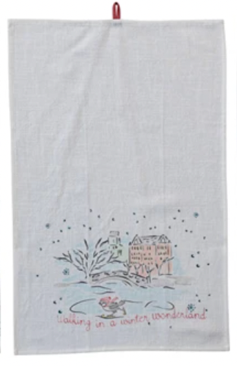 Holiday Scene Tea Towels