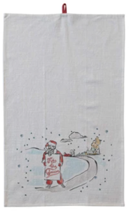 Holiday Scene Tea Towels