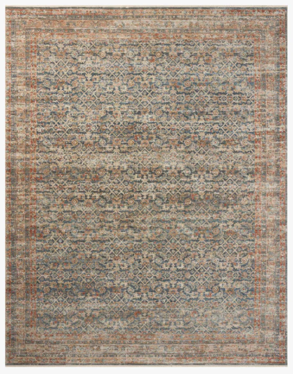 Heritage Blue/Rust Rug