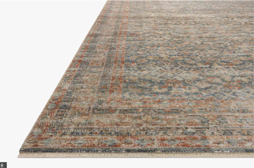 Heritage Blue/Rust Rug