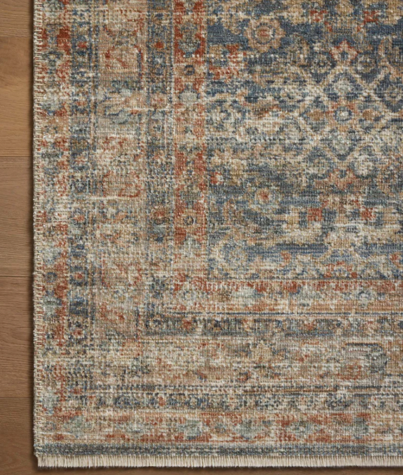 Heritage Blue/Rust Rug