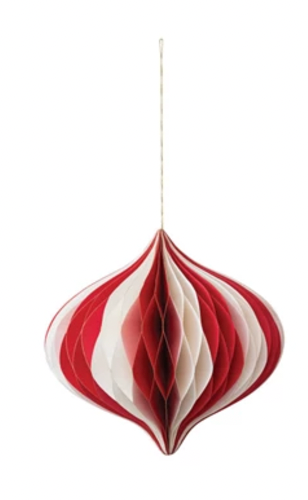 Folding Stripe Honeycomb Ornaments