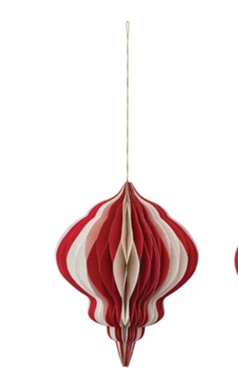 Folding Stripe Honeycomb Ornaments