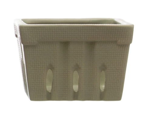 Textured Stoneware Berry Basket