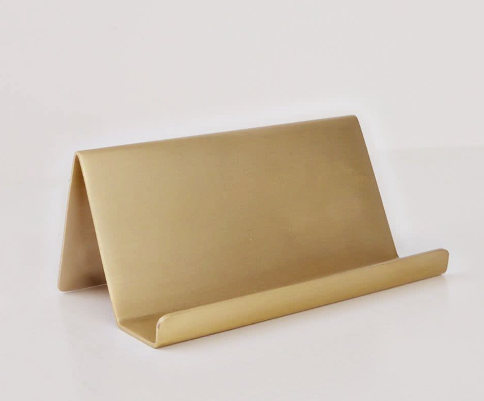 Brass Card Holder