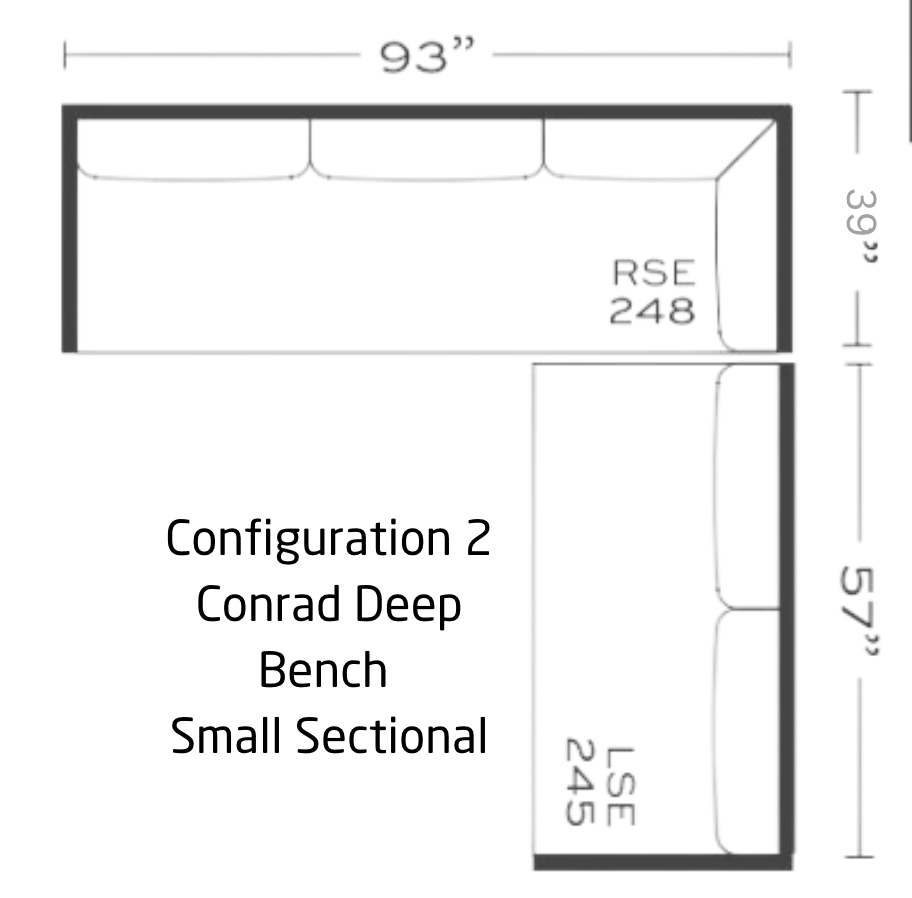 Conrad Small Sectional