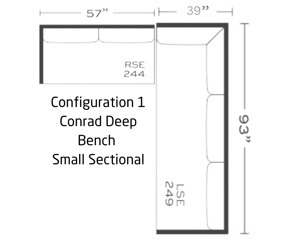 Conrad Small Sectional