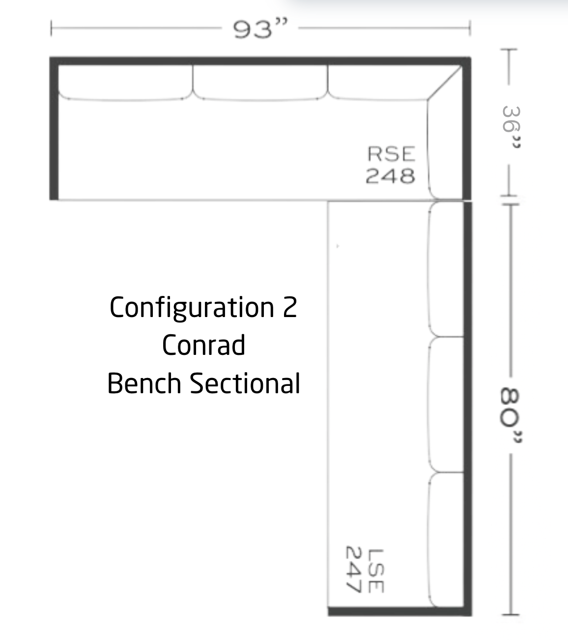 Conrad Large Sectional