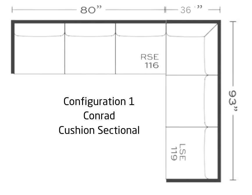 Conrad Large Sectional