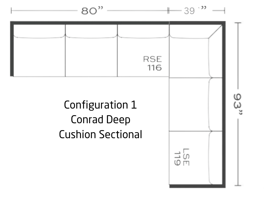 Conrad Large Sectional