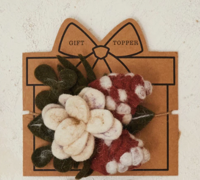 Velvet Gift Toppers