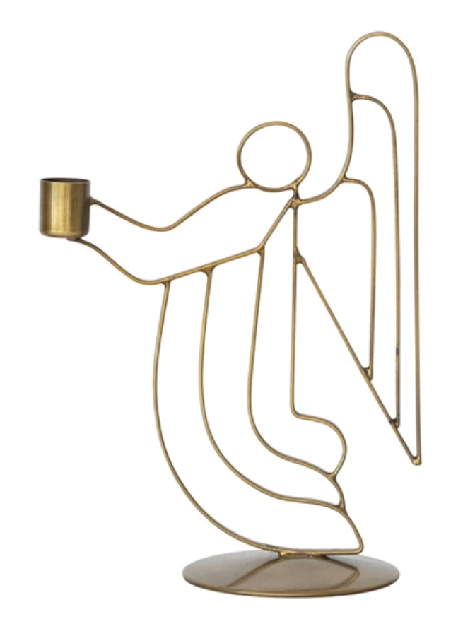 Metal Angel Taper Holders