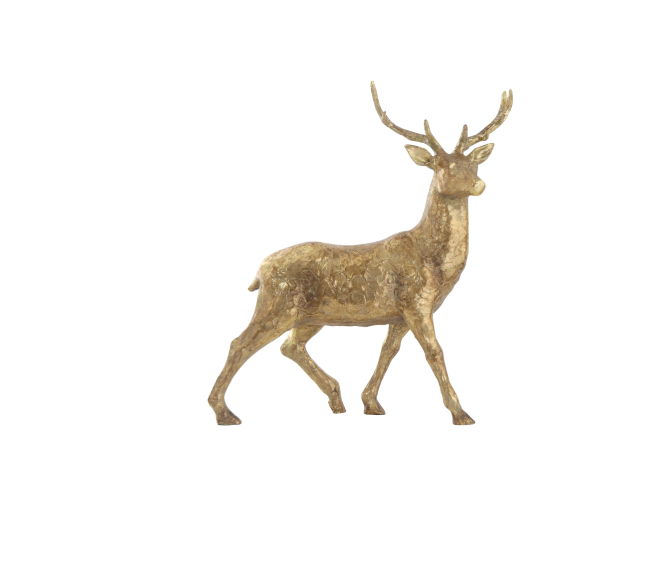 Gold Standing Deer