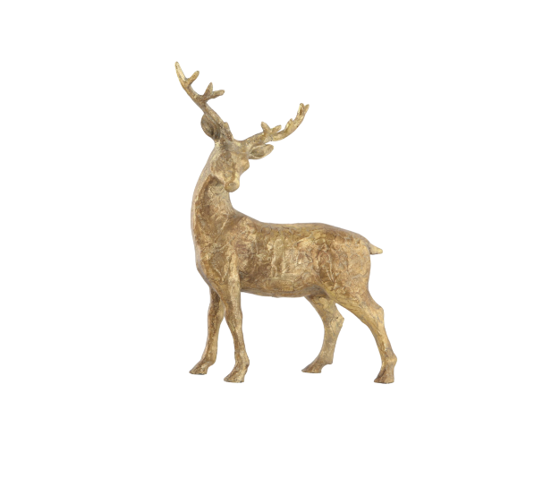 Gold Standing Deer