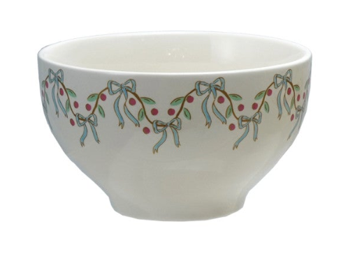 Stoneware Bowl with Bow