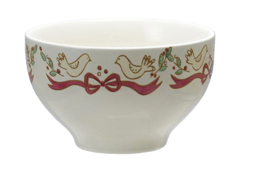Stoneware Bowl with Bow