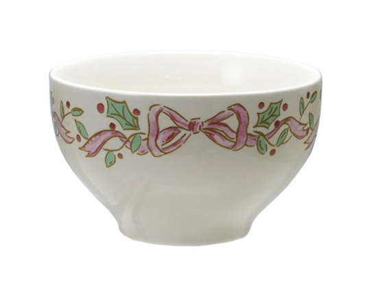 Stoneware Bowl with Bow