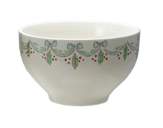Stoneware Bowl with Bow