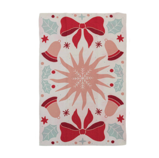 Mircrofiber Holiday Tea Towel
