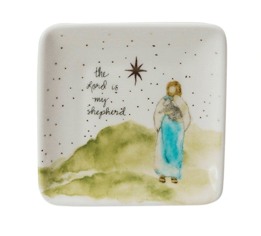 Oh Holy Night Stoneware Dish