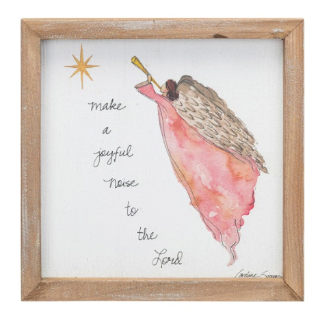 Oh Holy Night Stoneware Wall Decor