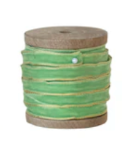 Velvet Ribbon on Wood Spools