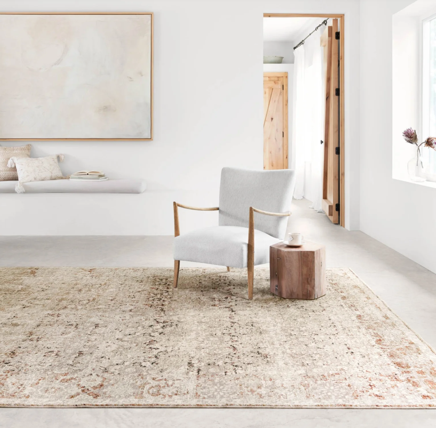 Theia Natural/Rust Rug