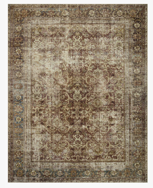 Sinclair Rust/ Lagoon Rug