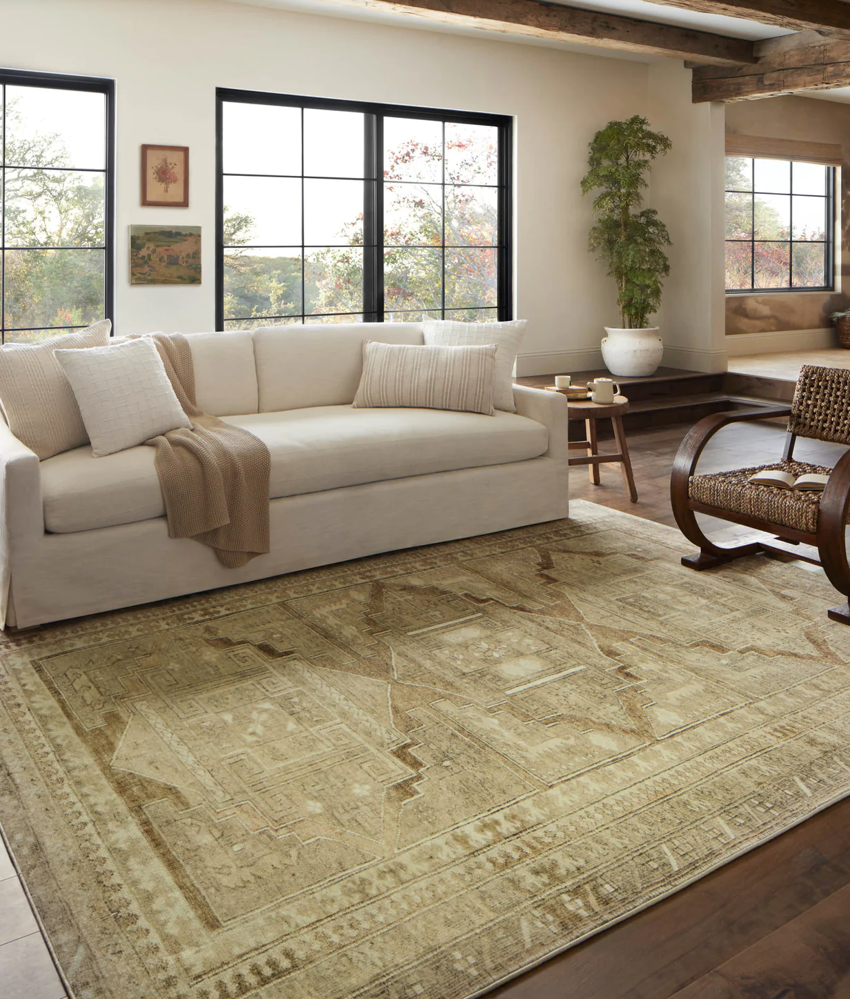 Sinclair Khaki/Tobacco Rug