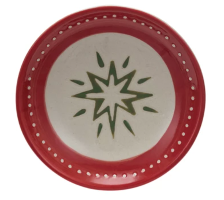 Hand-Painted Holiday Plates