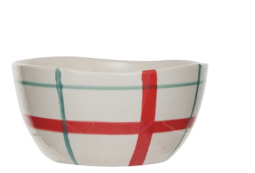 Striped Holiday Bowls