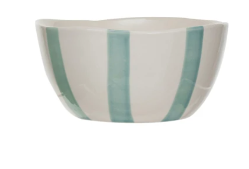 Striped Holiday Bowls