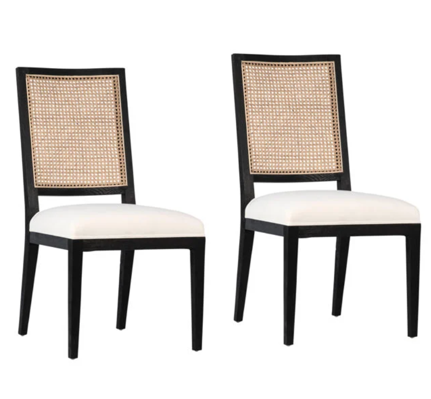 Nattie Black Dining Chair Set of 2